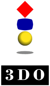 Logo de The 3DO Company (1991-2003).