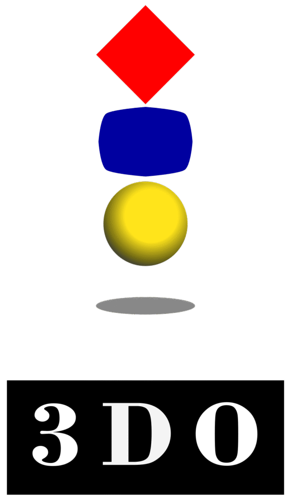 Logo de The 3DO Company (1991-2003).